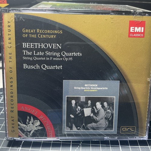 Late string quartets busch - quartets,