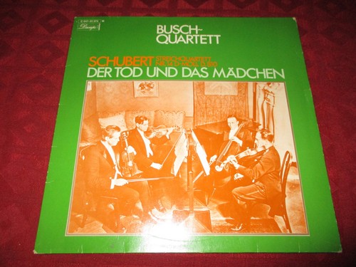 Busch quartett schubert der - busch-quartett,