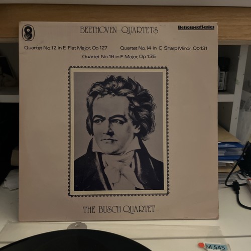 Beethoven quartets 16 - 12/14/16, 2